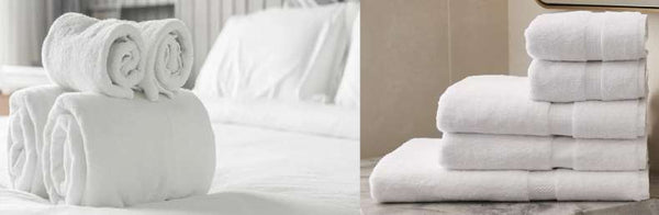 WHITE BATH TOWEL 100% COTTON