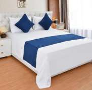 BED RUNNER VELVET QUILTED BEDSPREAD