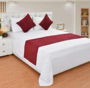 BED RUNNER VELVET QUILTED BEDSPREAD