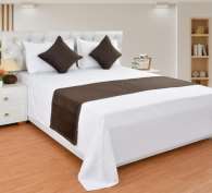 BED RUNNER VELVET QUILTED BEDSPREAD