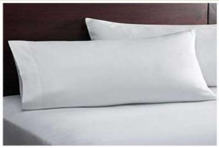 PILLOWS & CUSHION COVER ( HOTEL WHITE SATIN STRIPE & PLAIN)